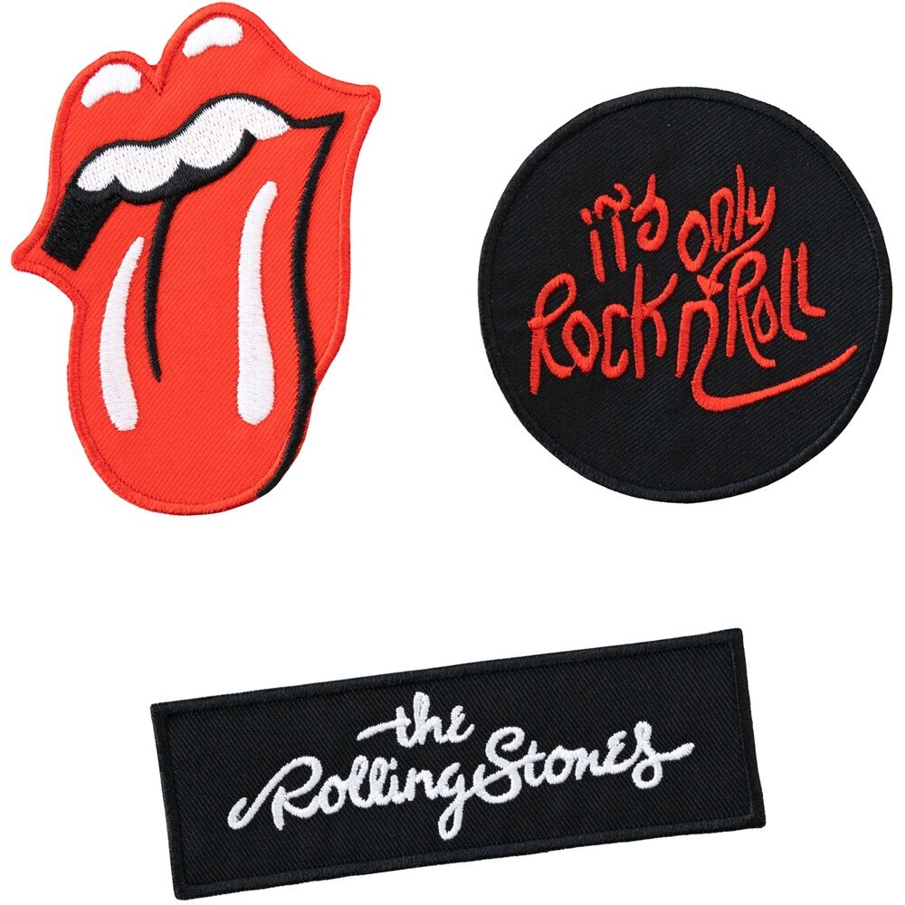 Set 3 parches Rolling Stones_0
