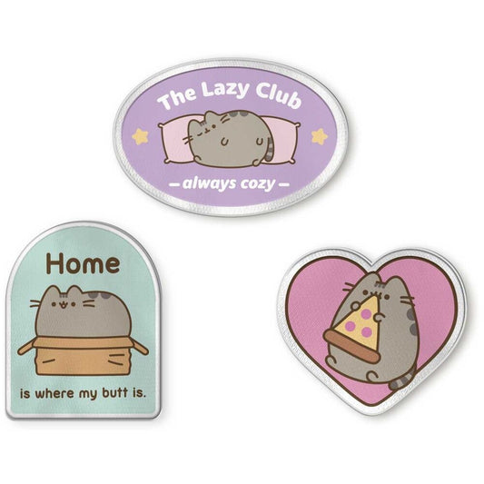Set 3 parches Pusheen_0