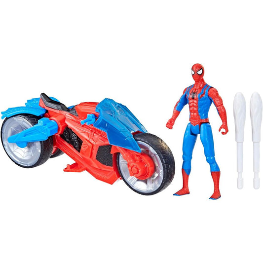 Moto Aracnida + figura Spiderman Epic World of Action Spider-Man Marvel_0