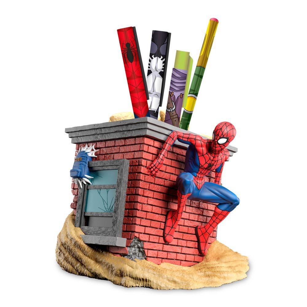 Portalapices + lapiceros Spiderman Marvel_0