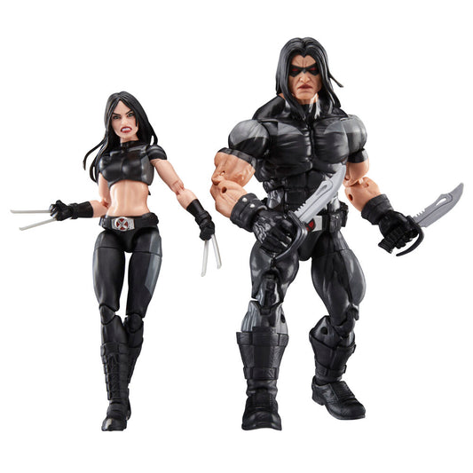 Blister 2 figuras X-23 & Warpath X-Force Marvel Legends 15cm_0