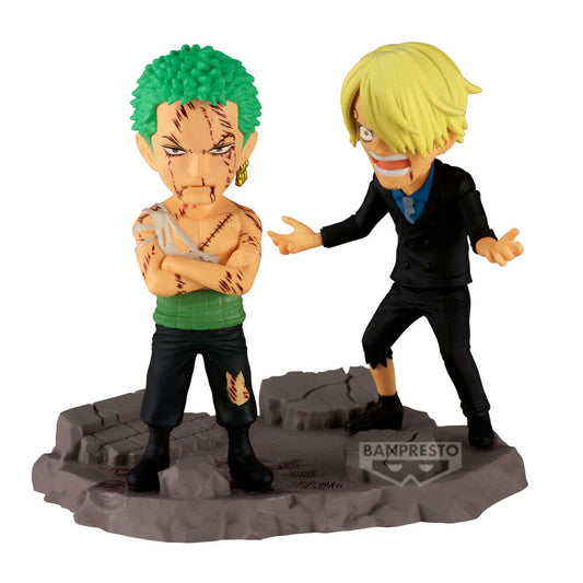 Figura Roronoa Zoro & Sanji One Piece 8cm_0