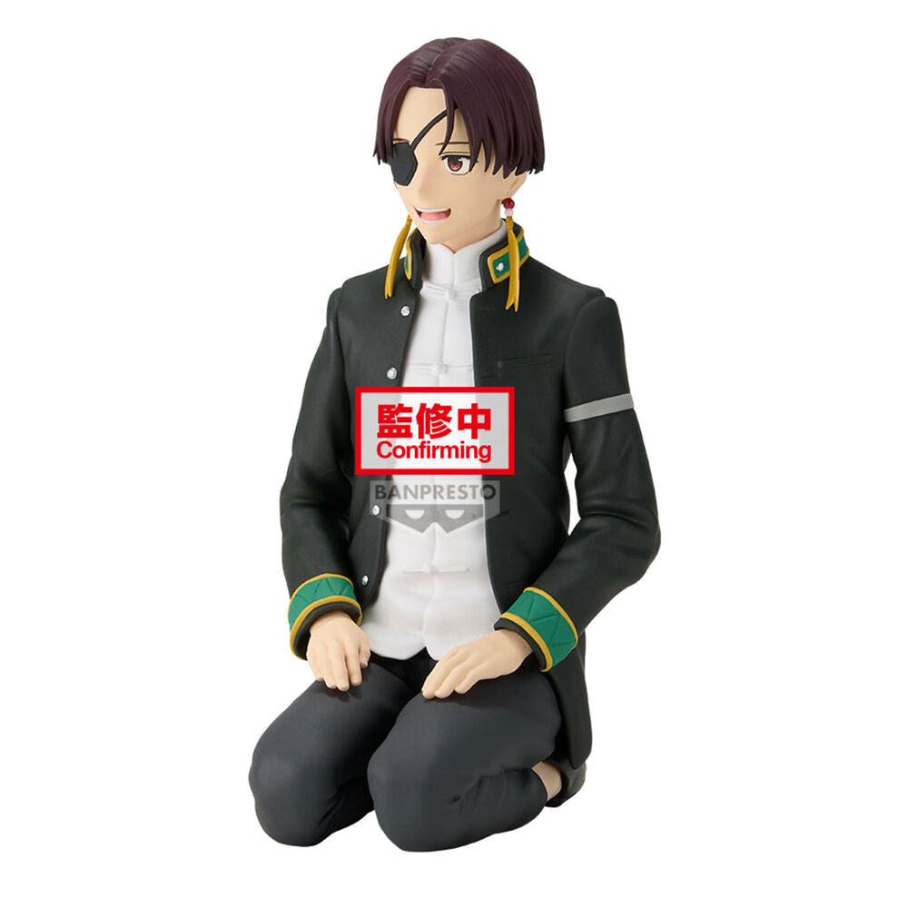 Figura Suo Hayato Sitting Wind Breaker 11cm_0