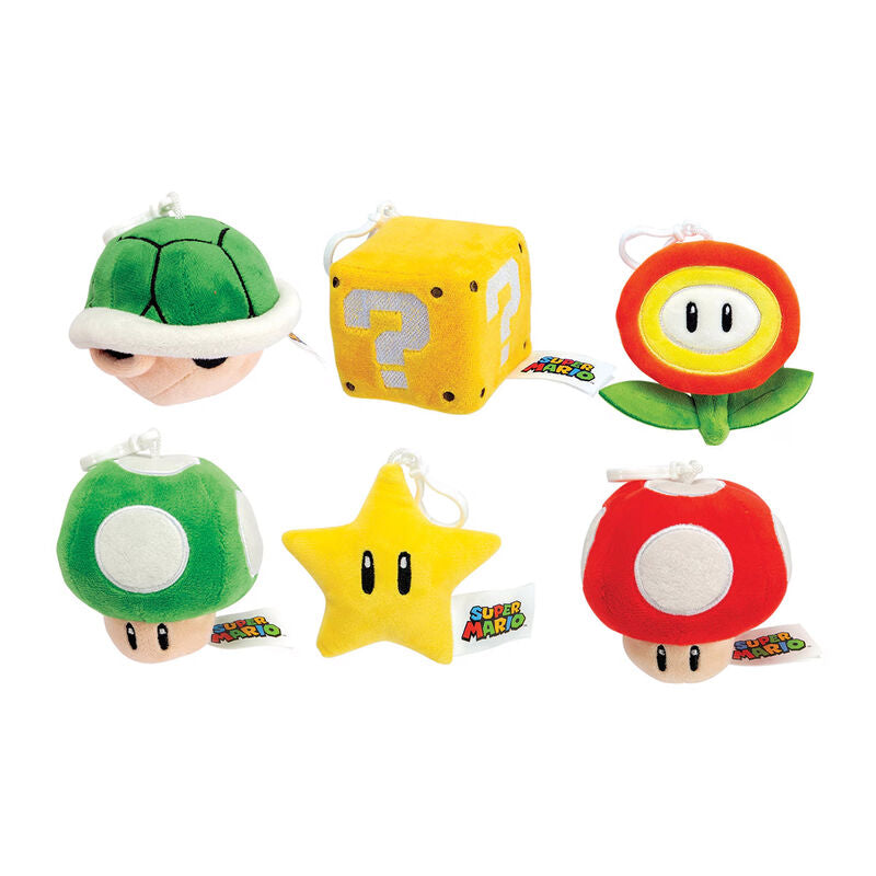 Llavero peluche Icons Super Mario Bros 10cm surtido_0