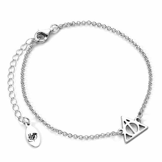 Pulsera Las Reliquias de la Muerte Harry Potter plata de ley_0