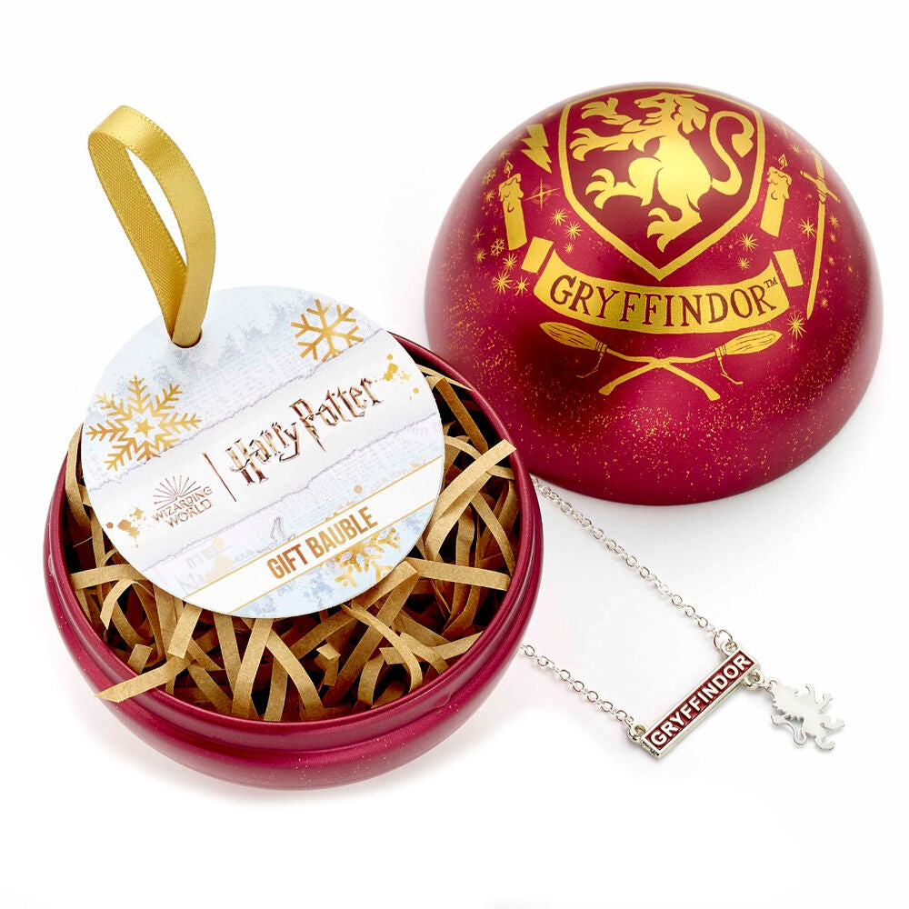 Colgante Gryffindor + Bola de Navidad Harry Potter_0