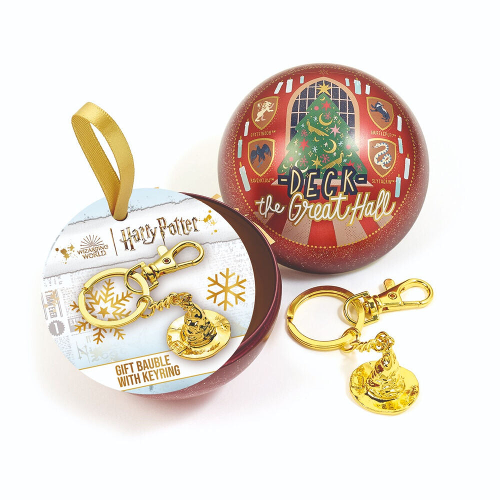 Llavero Sombrero Seleccionador + Bola de Navidad Harry Potter_0