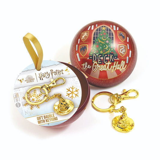 Llavero Sombrero Seleccionador + Bola de Navidad Harry Potter_0