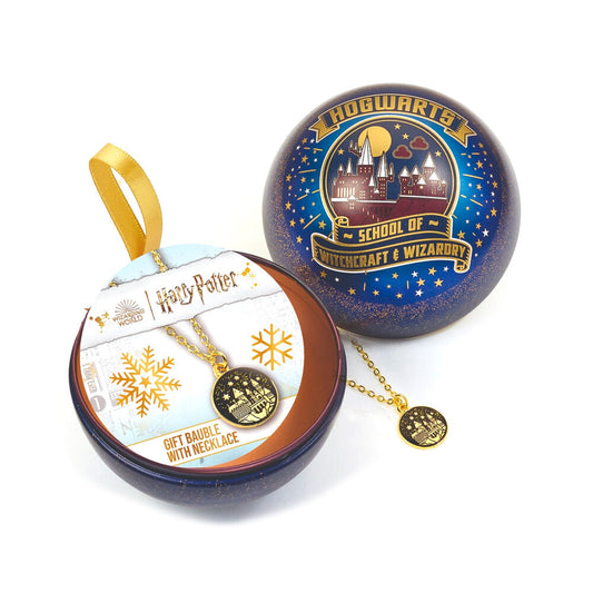 Colgante Castillo Hogwarts + Bola de Navidad Harry Potter_0