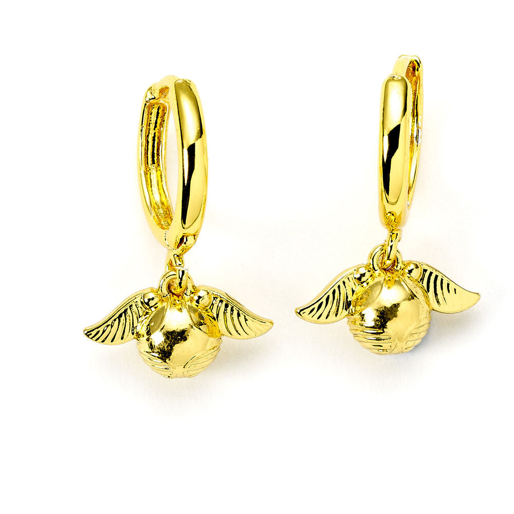 Pendientes Snitch Dorada Harry Potter_0
