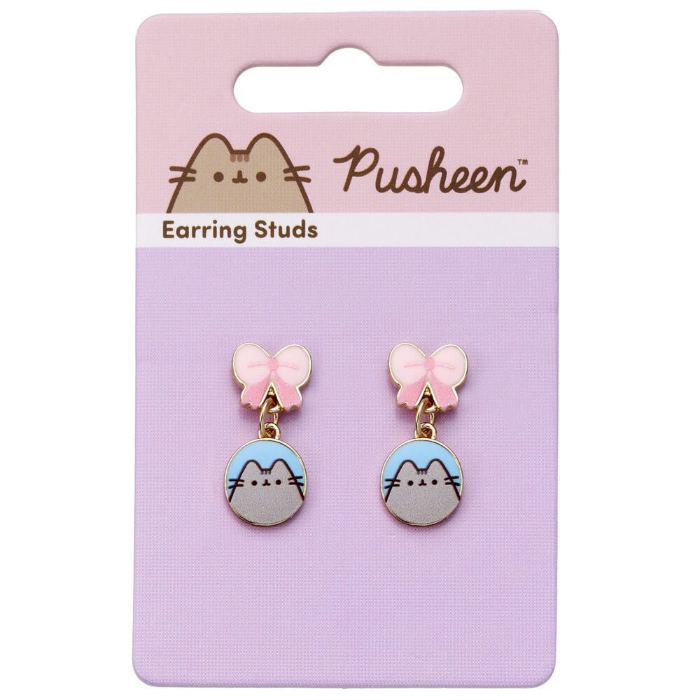 Pendientes Lazos Pusheen_0