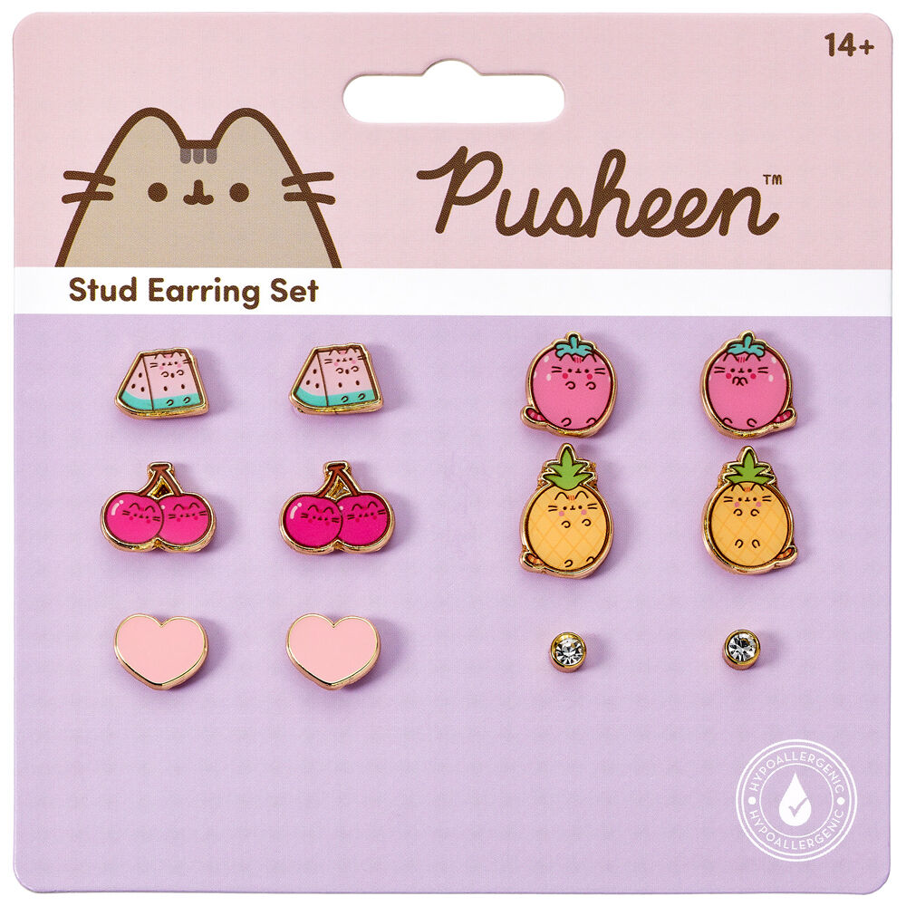 Set 6 pares pendientes Pusheen_0