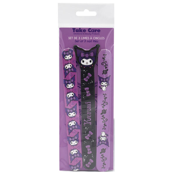 Set 3 Limas de UÃ±as Kuromi Hello Kitty_0