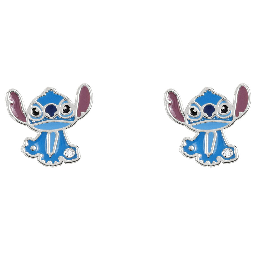 Pendientes Stitch Disney plata_0