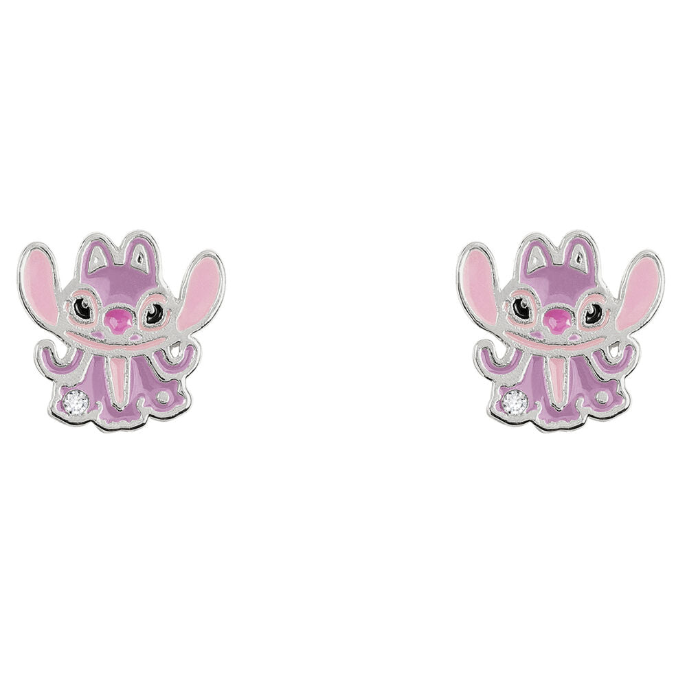 Pendientes Angel Stitch Disney plata_0
