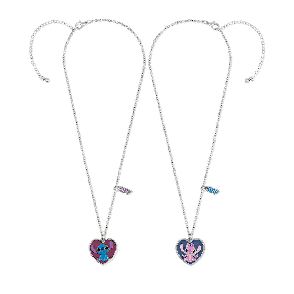 Set 2 Colgantes Angel & Stitch Disney_0