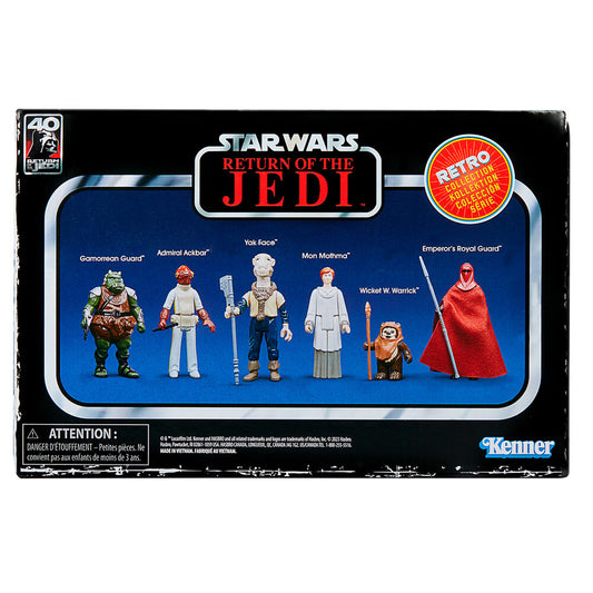 Set 6 figuras coleccion Retro Star Wars El Retorno del Jedi 9,5cm surtido_0