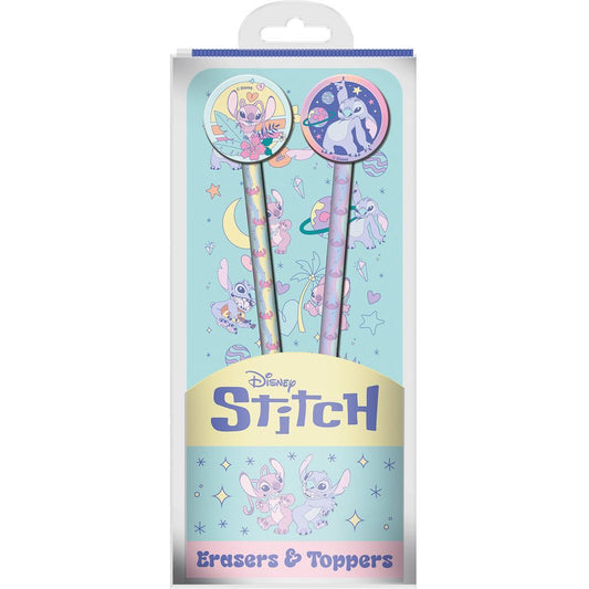 Lapiz con topper borrador Angel & Stitch Disney_0