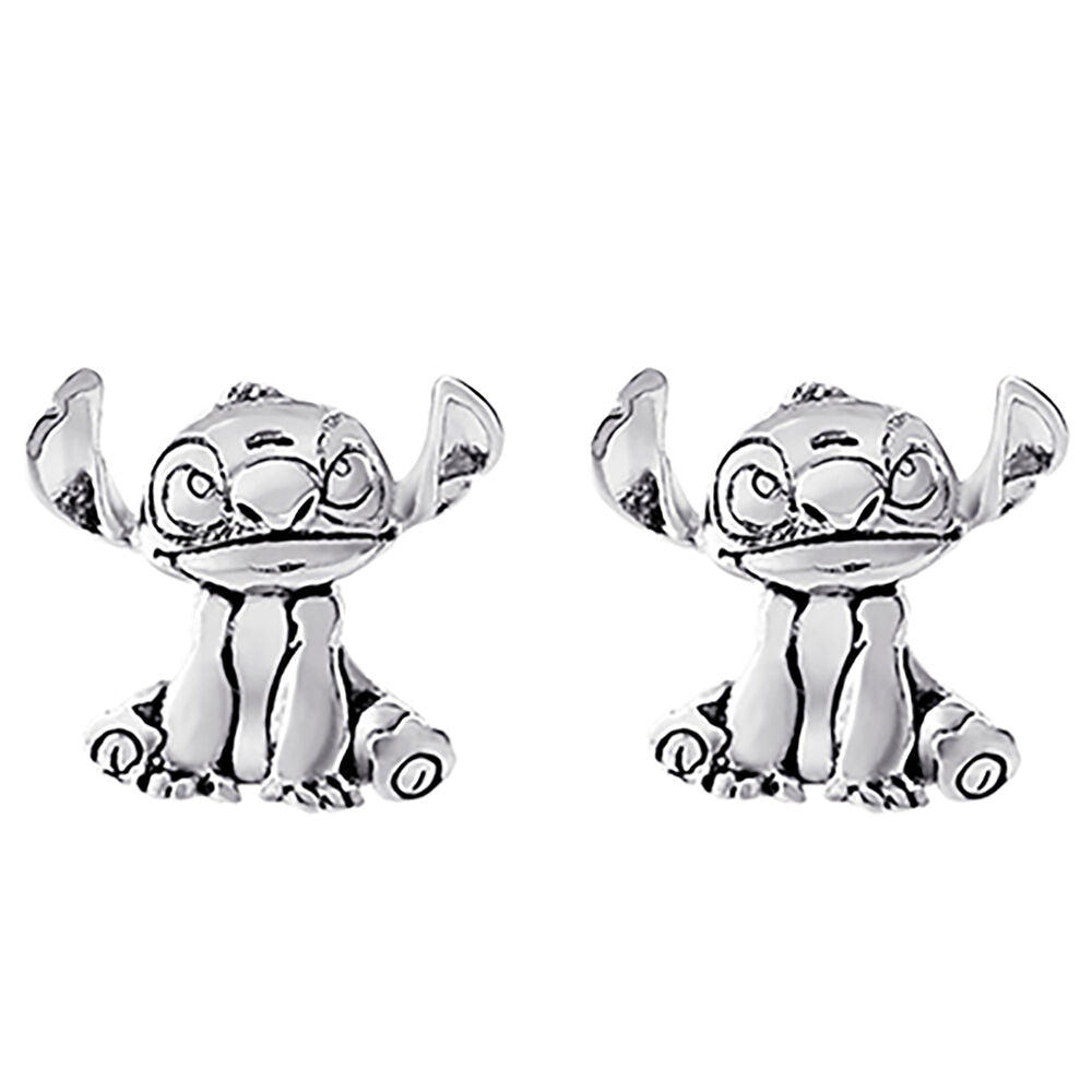 Pendientes Stitch Disney plata_0