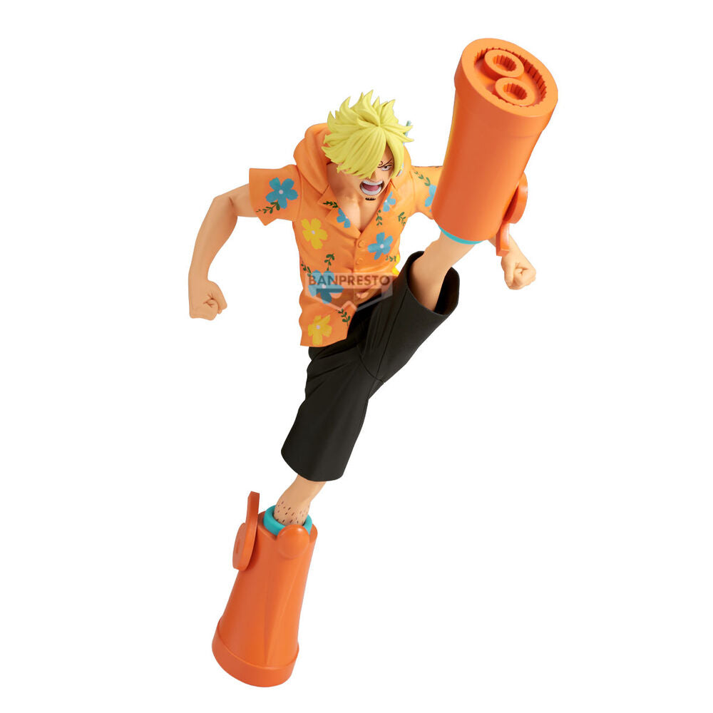 Figura Sanji Battle Record One Piece 21cm_0