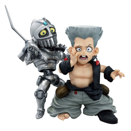 Figura Ichibansho Kid Polnareff &#38; Kid Chariot Standoom Jojos Bizarre Adventure 8cm_0