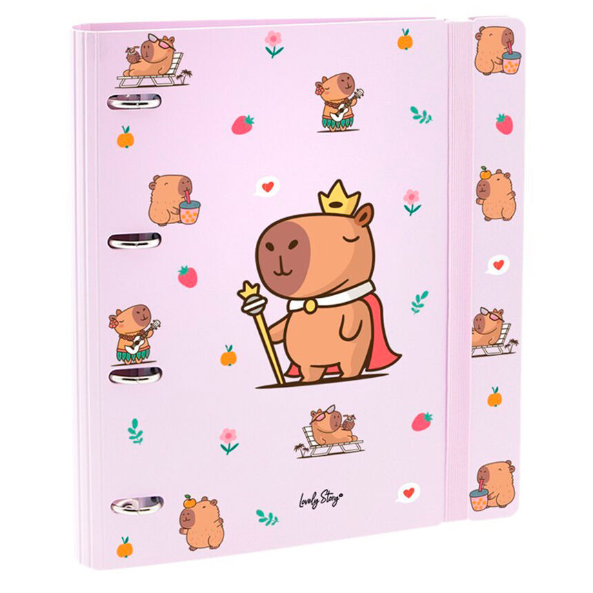 Carpeta anillas Majesty Capibara_0