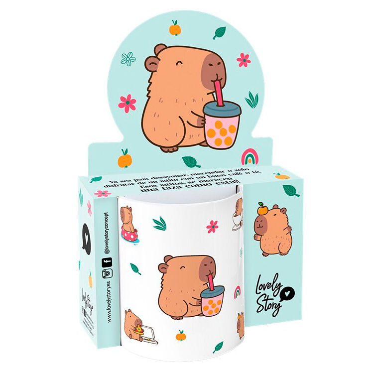 Taza Blubble Tea Capibara 330ml_0