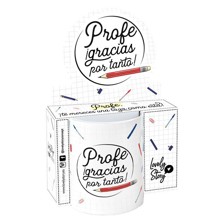 Taza - Profe Gracias Por Tanto 330ml_0