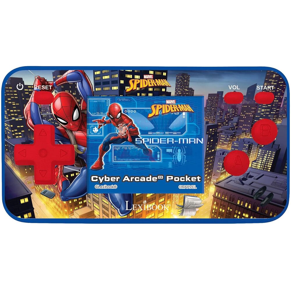 Consola Cyber Arcade Pocket Spiderman Marvel_0