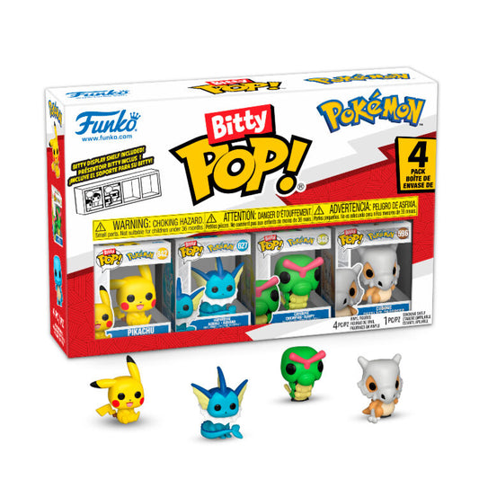 Blister 4 figuras Bitty POP Pokemon Pikachu_0