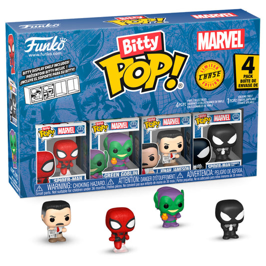 Blister 4 figuras Bitty POP Marvel Spider-Man_0