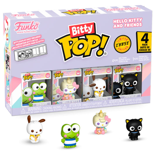 Blister 4 figuras Bitty POP Hello Kitty and Friends Keroppi_0