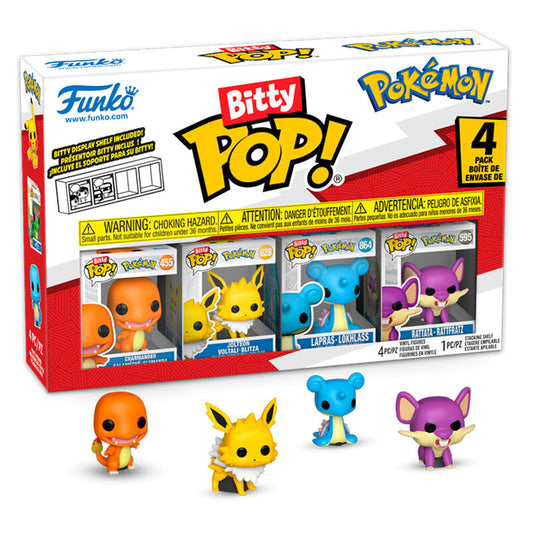 Blister 4 figuras Bitty POP Pokemon Charmander_0