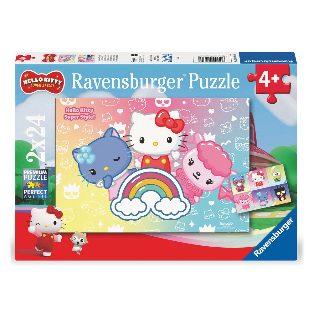 Puzzle Hello Kitty 2x24pzs_0
