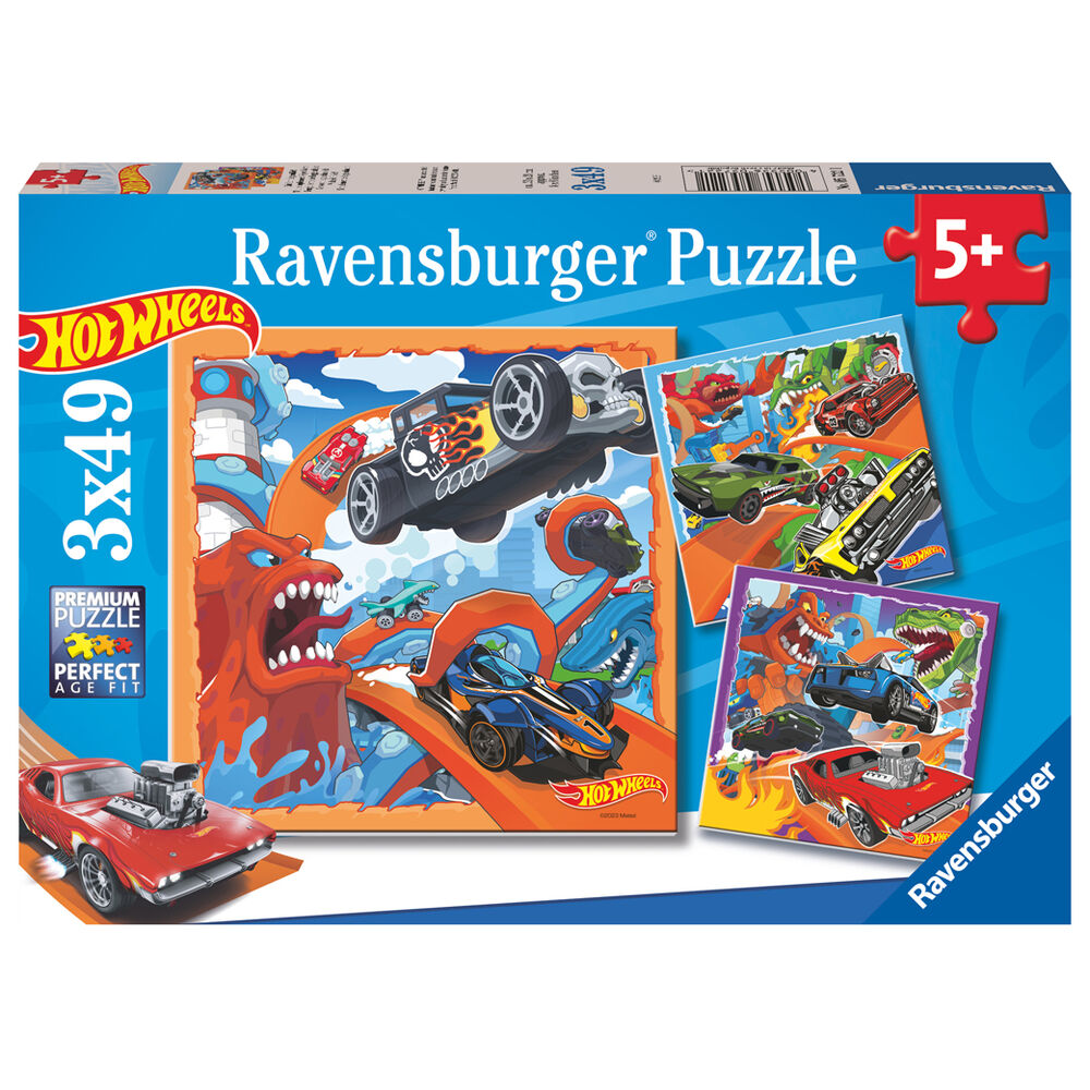 Puzzle Hot Wheels 3x49pzs_0