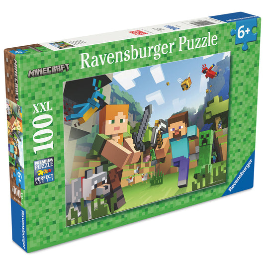 Puzzle Kinder Ravensburger / Minecraft - Steve e Alex / 12004176_0