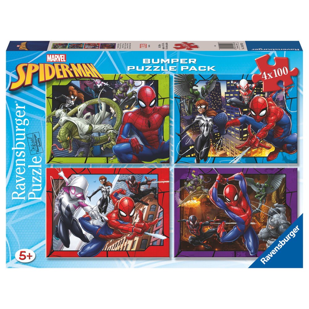 Puzzle Spiderman Marvel 4x100pzs_0
