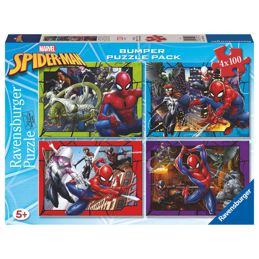 Puzzle Spiderman Marvel 4x100pzs_0