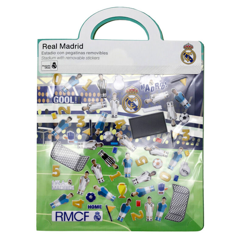 Libro de Pegatinas Reutilizables 3D Estadio Real Madrid_0