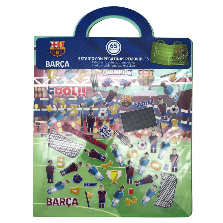 Libro de Pegatinas Reutilizables 3D Estadio FC Barcelona_0