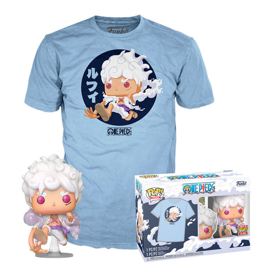 Set figura POP &#38; Tee One Piece Luffy Fifth Gear_0