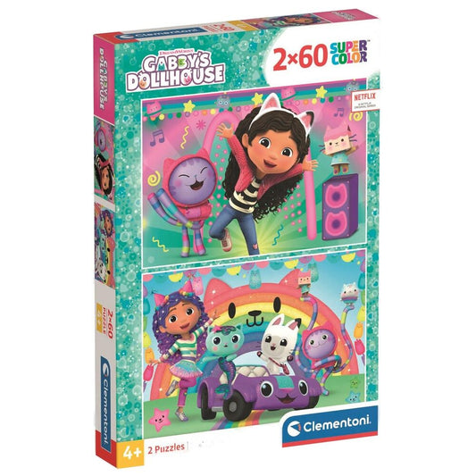 Puzzle La Casa de MuÃ±ecas de Gabby 2x60pzs_0