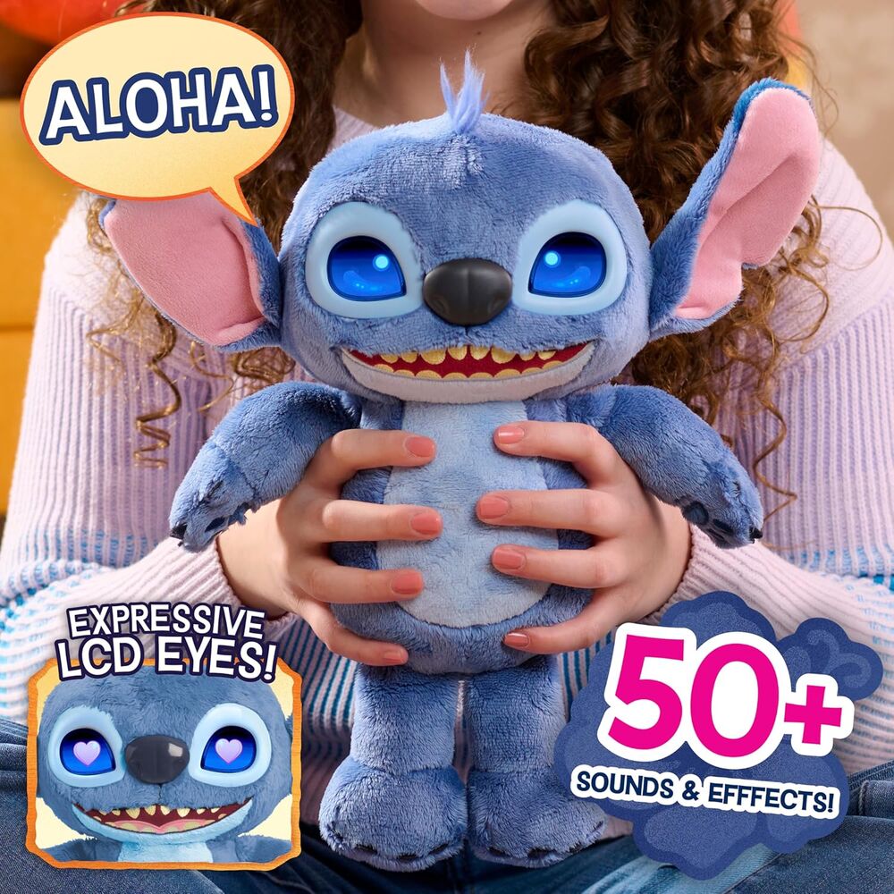 Peluche interactivo Stitch Disney 30cm_0