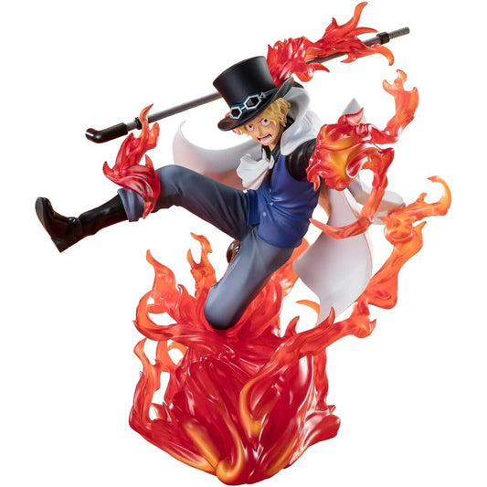 Figura Figuarts Zero Extra Battle Sabo Fire Fits Rook Check One Piece 19cm_0