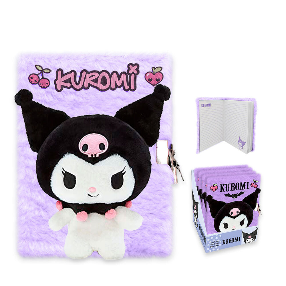 Cuaderno 3D A5 Kuromi Hello Kitty_0