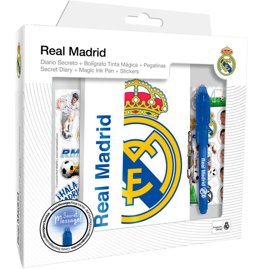 Diario + Boligrafo magico Real Madrid_0