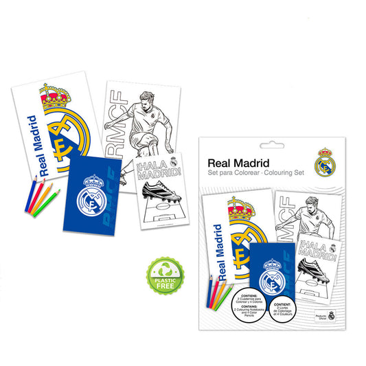 Set de Colorear con Cuaderno Real Madrid_0