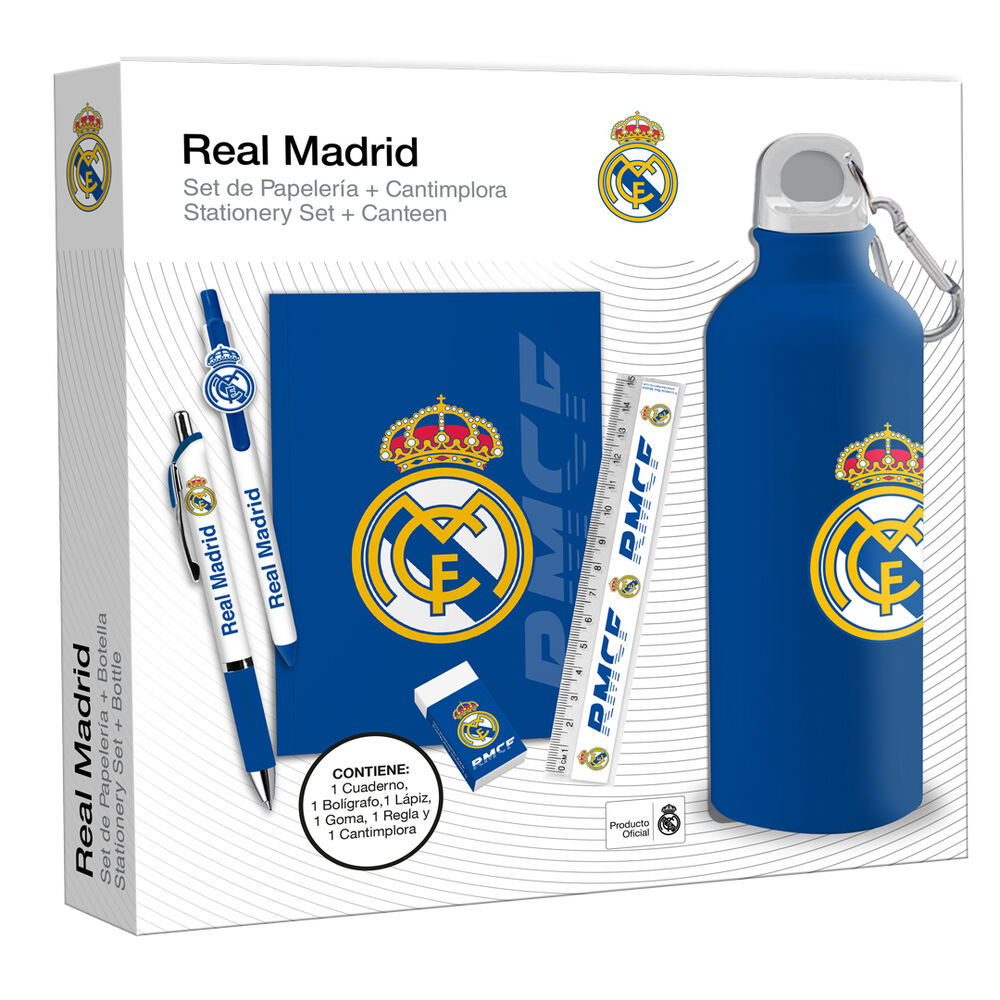 Set Papeleria + Botella Real Madrid_0