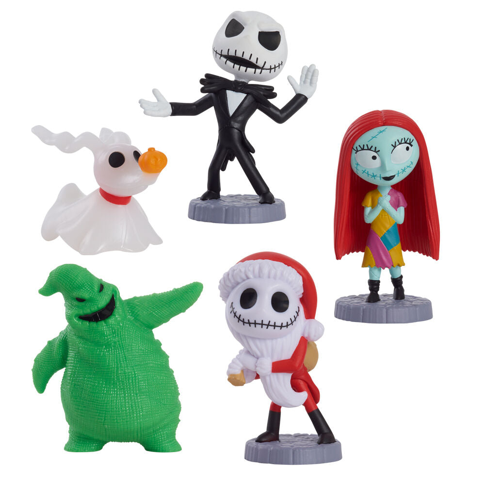 Blister 5 figuras Pesadilla Antes de Navidad Disney_0
