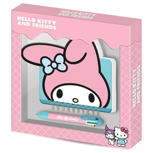 Diario + Boligrafo My Melody Hello Kitty and Friends_0